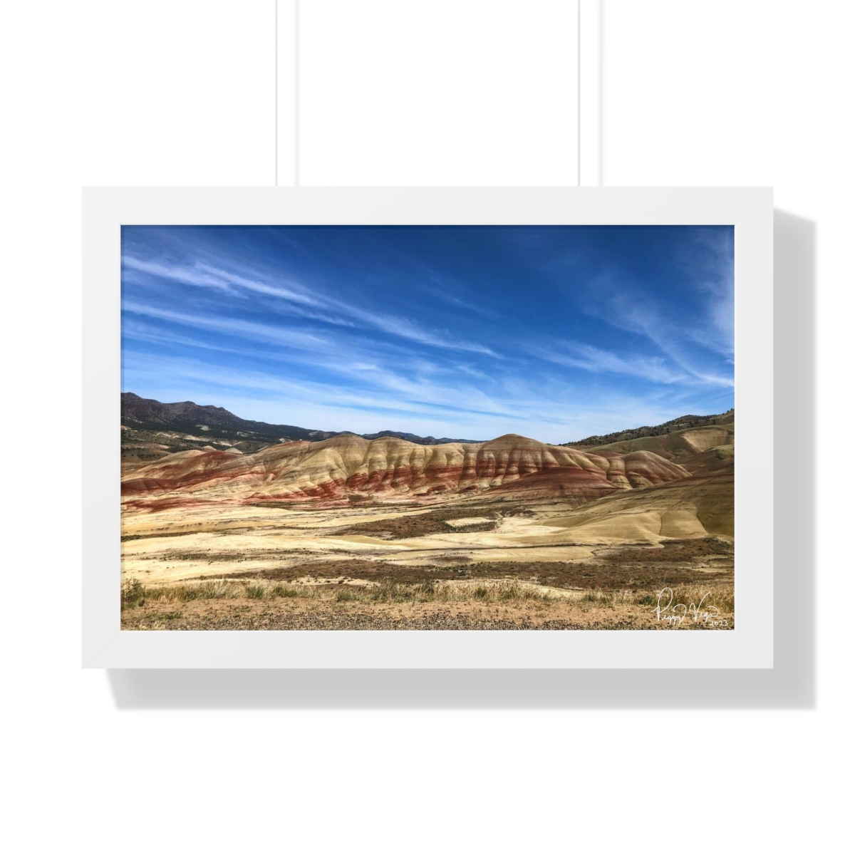 Painted Hills Framed Print by Peggy Vega