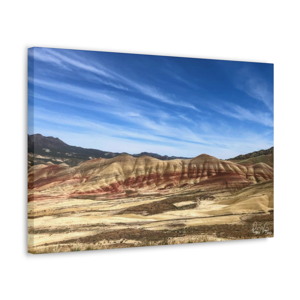 Painted Hills Canvas Print by Peggy Vega