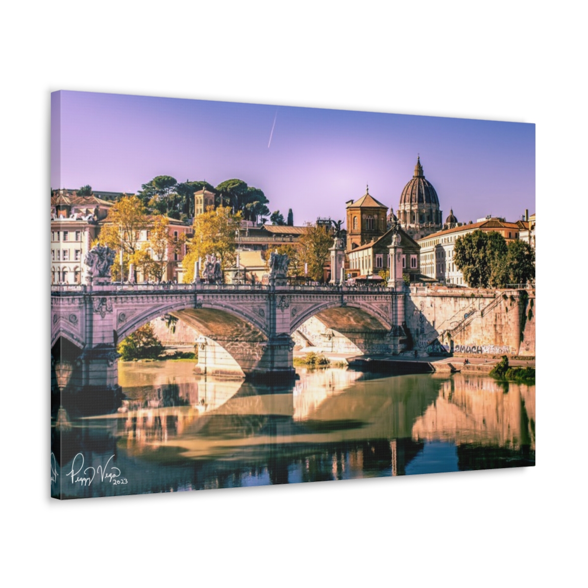 Rome, Italy Canvas Print by Peggy Vega