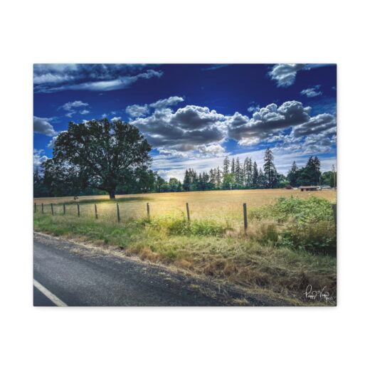 Eastern Oregon Landscape Canvas Print by Peggy Vega