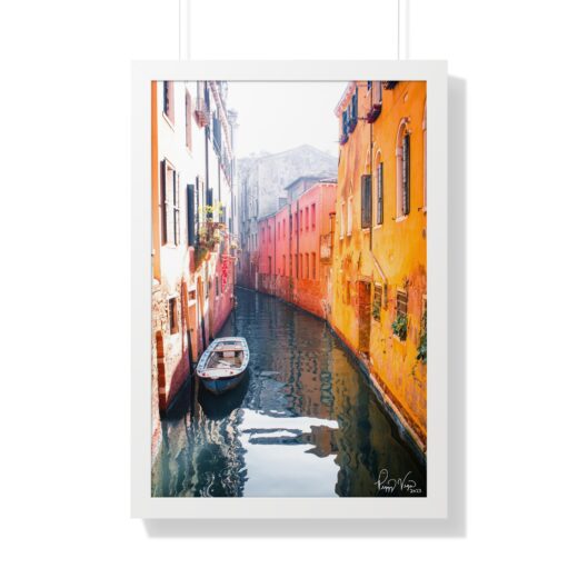 Venice Canal Print by Peggy Vega